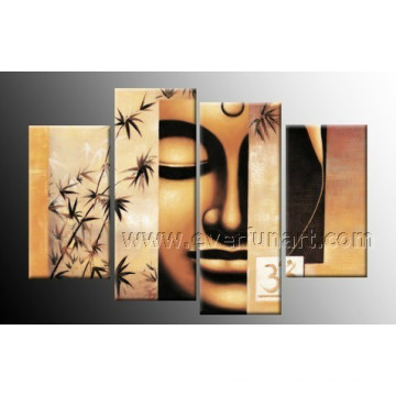 Modern Canvas Art Buddha Paintings (BU-012)